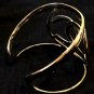 CHANEL Metal Bracelet Light GOLD CC Cuff 2016 Simplicity Chic Authentic Hallmark