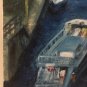 Christine Wong Original Oil Painting *Boats on Waterway* One Of A Kind Arts 12" by 16"