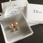 DIOR TRIBALE Earrings Champagne Gold Beads Mise en Dior Tribal NIB!