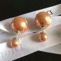 DIOR TRIBALE Earrings Champagne Gold Beads Mise en Dior Tribal NIB!