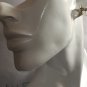 CHANEL Gold Star CC 3 Dimensions Stud Earrings Simple Hallmark NIB