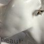 CHANEL Gold Star CC 3 Dimensions Stud Earrings Simple Hallmark NIB