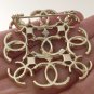 CHANEL Gold Baguette Crystal Brooch Pin 9 Repetitive CC 2017 Authentic NIB