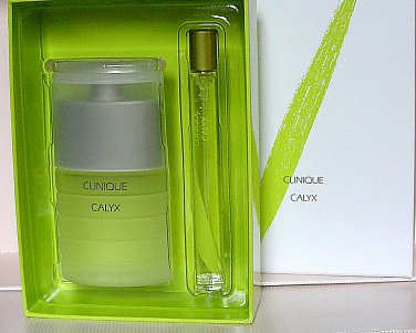 CLINIQUE Calyx Exhilarating Fragrance 1.7 oz + Purse Spray Gift Set NIB!