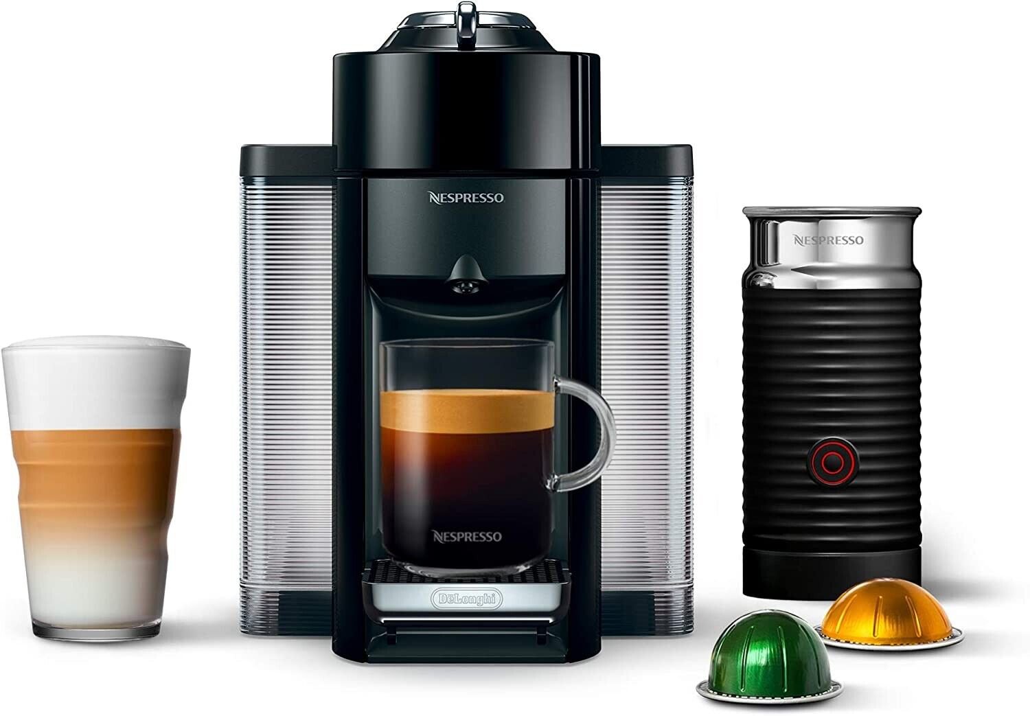 Nespresso Vertuo Evoluo Coffee and Espresso Machine with Aeroccino by