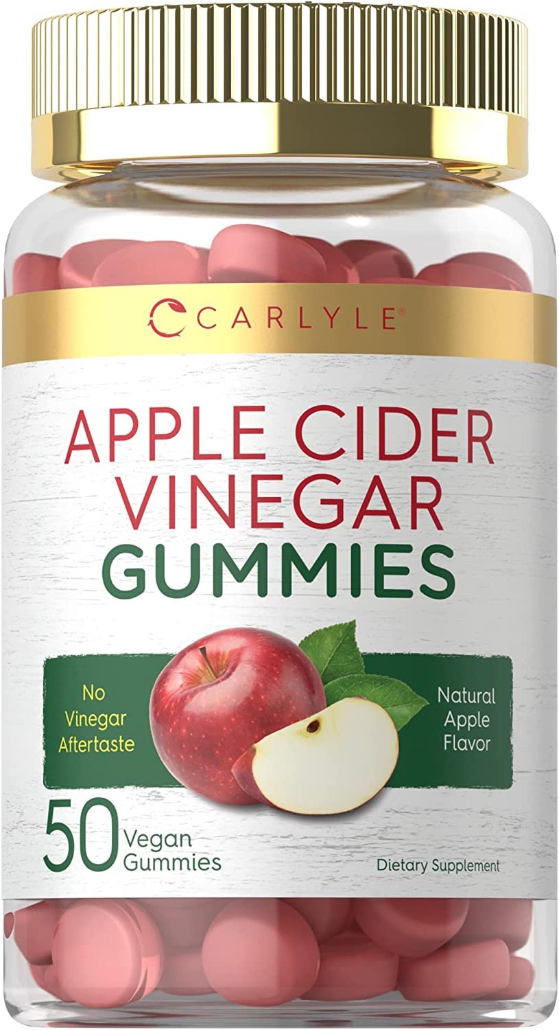 Apple Cider Vinegar Gummies | 50 Count | Natural Apple Flavor!