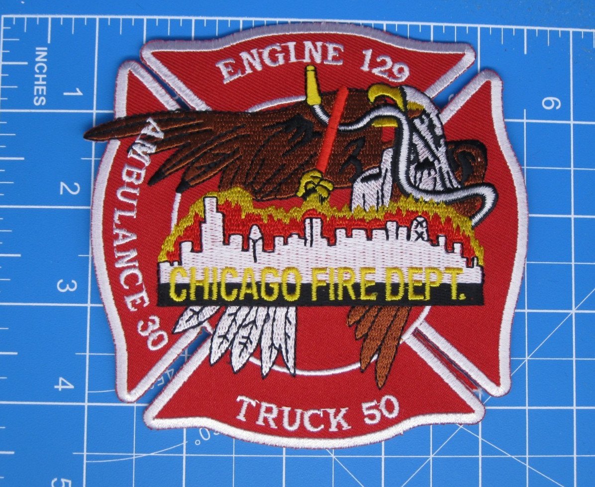 Chicago Illinois Fire Department Engine 129 patch