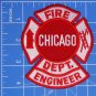 Chicago Illinois Fire Dept Engineer patch-Bin A