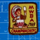 Memphis Tennessee MWBA Bowling Championships 1969 patch