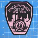 FDNY Breast Cancer Awareness patch