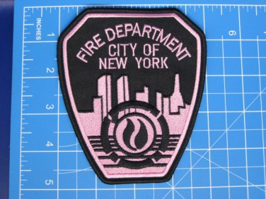 FDNY Breast Cancer Awareness patch