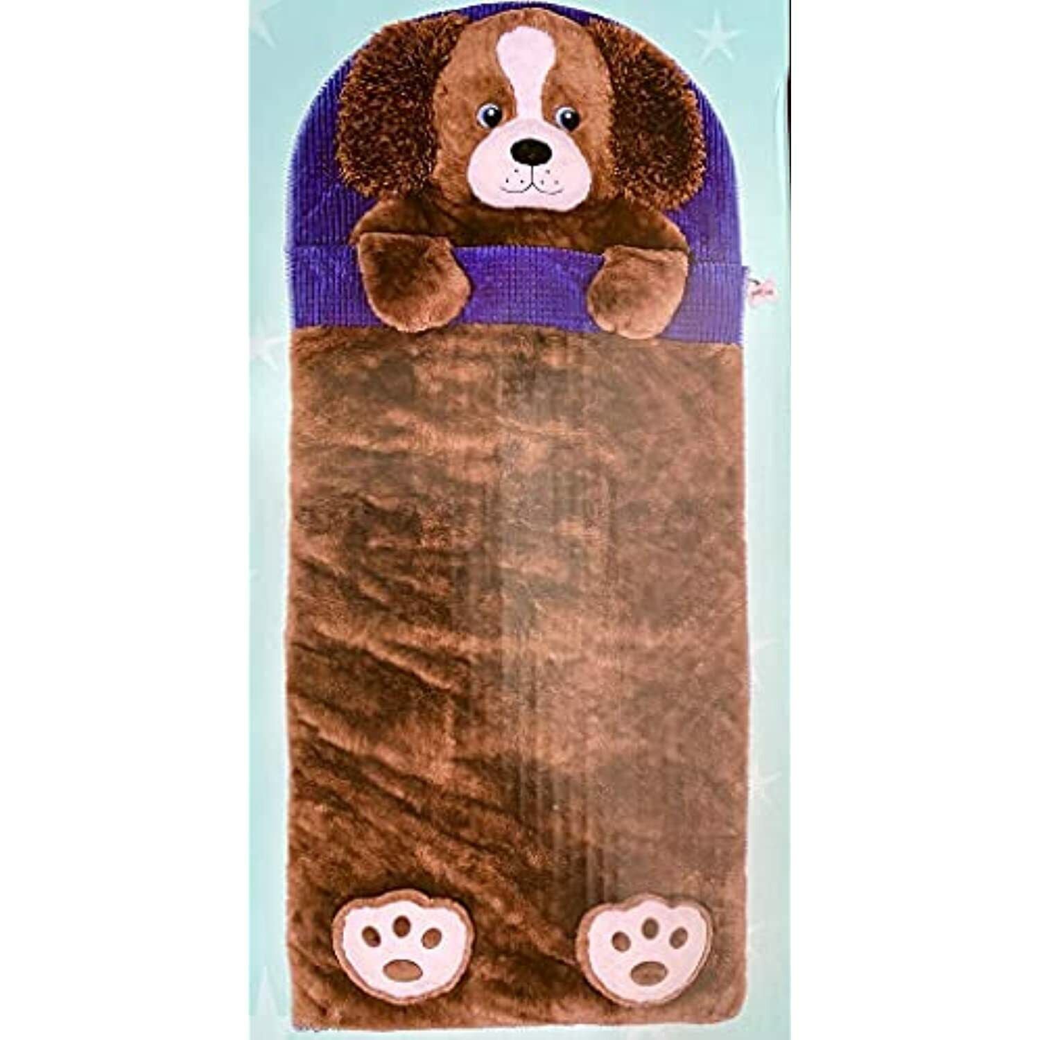 Hugfun Animal Slumber Bag (Cozy Brown Dog)