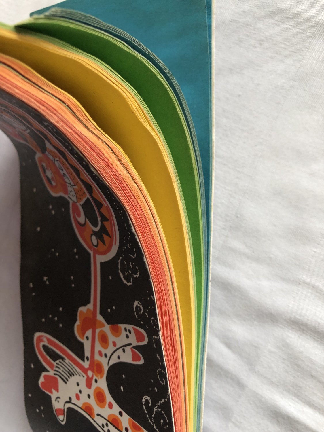 Set of colored paper collectible vintage 1965 USSR Rare