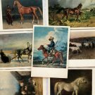 Collection Of Postcards Of the Museum of Horse Breeding 1973 USSR Mail Rare Lot