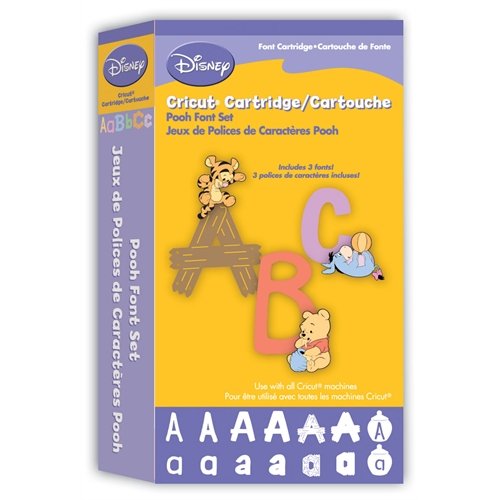 Disney CRICUT POOH FONT CARTRIDGE for Cricut Expression & CriCut ...