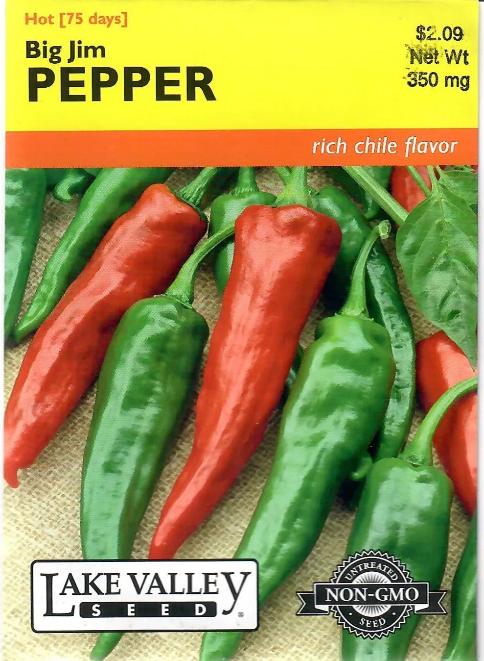 Pepper Banana Heirloom Vegetable Seeds