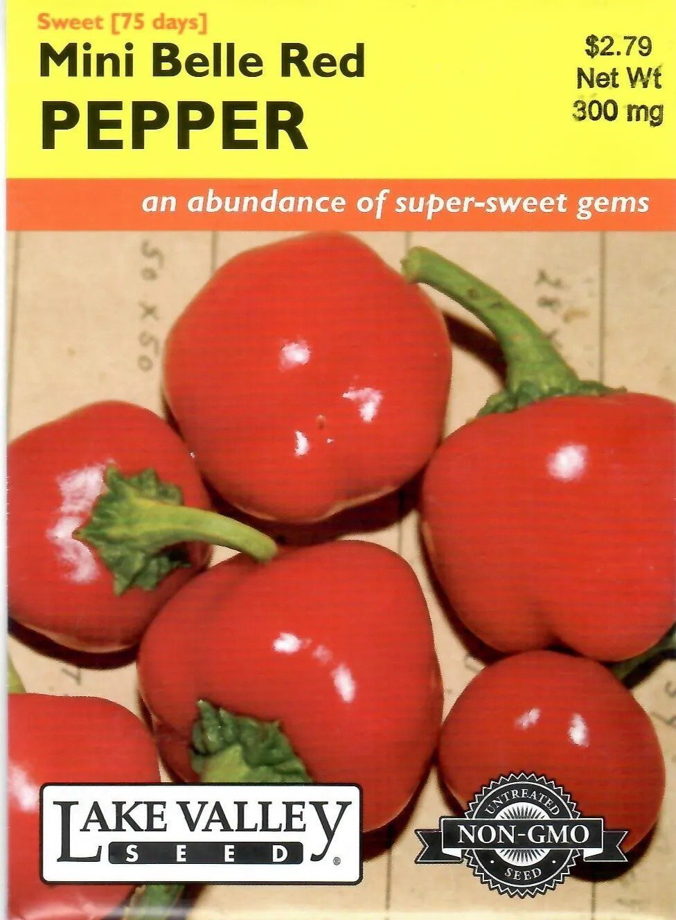 Pepper Jamaican Red Nongmo Vegetable Seeds