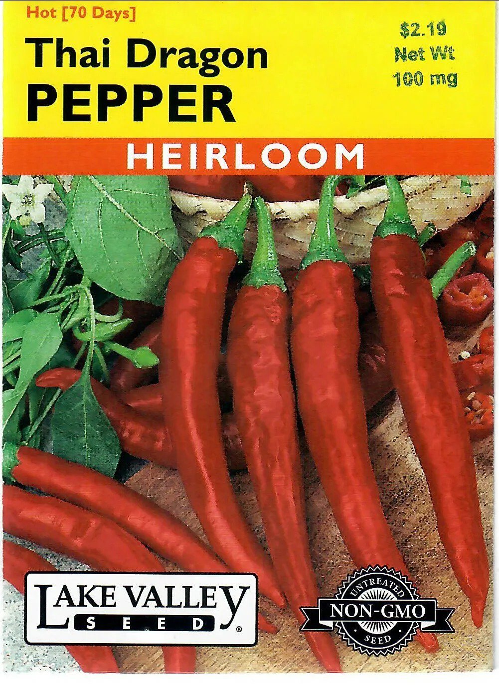 Pepper Tabasco Nongmo Vegetable Seeds