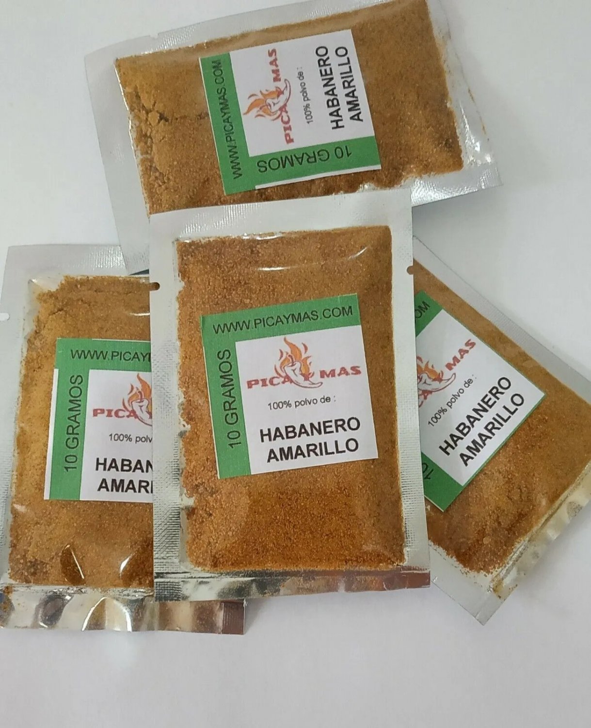 Yellow Habanero Powder 10 Gr Very Spicy Chili Power