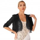 Womens Suit Cocktail Outfit Formal Set Clothing Office Black
