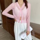Pink Very Fairy Blouse Summer Small Cardigan women