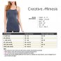 Pain Pink Long Camisole Tank Tops Cotton Basic
