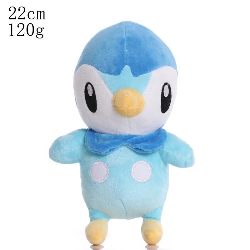 Piplup 22cm Stuffed Toy - Cute Pikachu Plush Toy Pokemon Charmander Squirtle ...