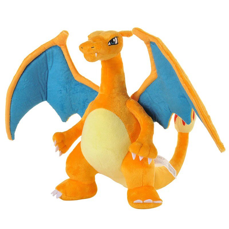 charizard 24cm Stuffed Toy - Pokemon Shiny Charizard Plush Toy Charmender Meg...