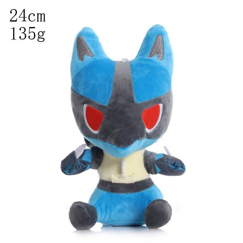 Lucario 24cm Stuffed Toy - Pokemon Plush Toy Pikachu Doll Charmander Squirtle...