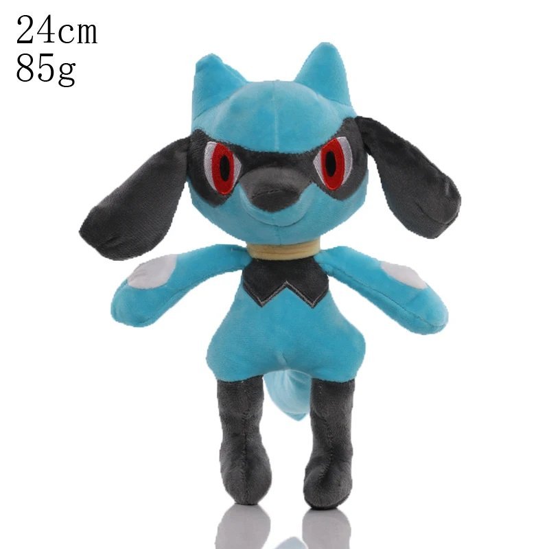 Riolu 24cm Stuffed Toy - Pokemon Pikachu Plush Toys Eevee Charmander Squirtle...