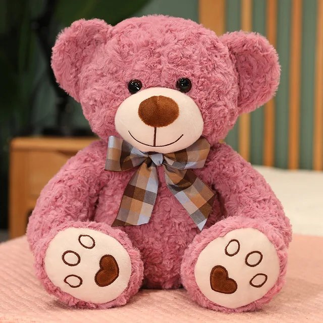 purple Stuffed Toy - New Hot Christmas Bear Lovely Bear Plush Toys Stuffed Cu...