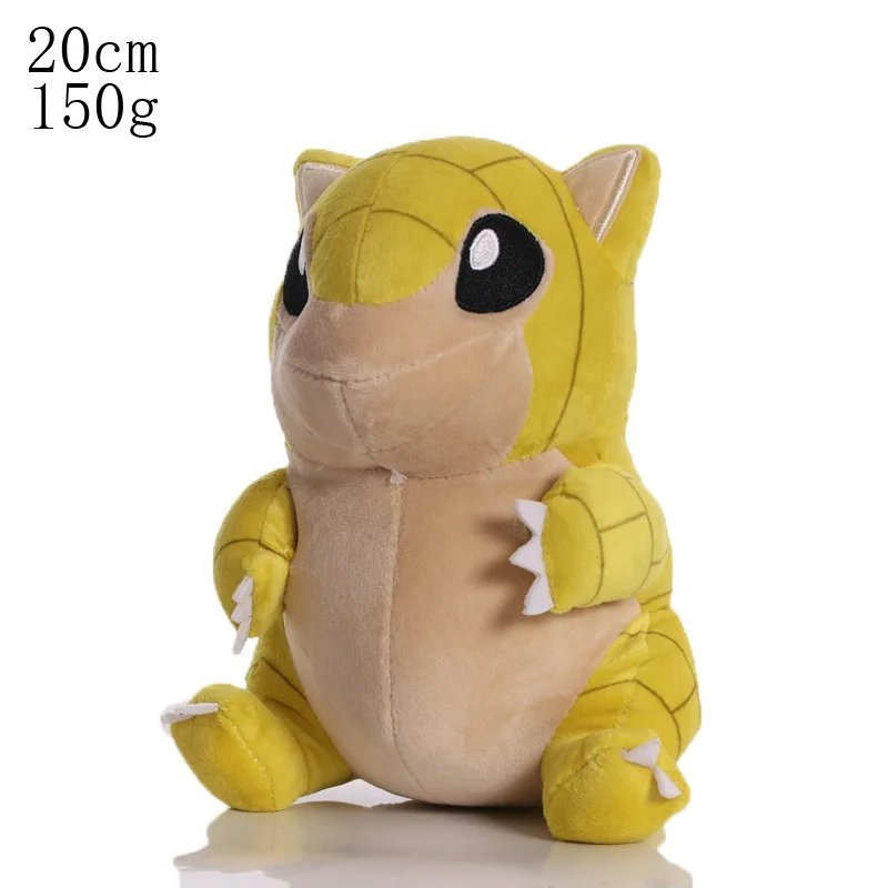 Sandshrew 20cm Stuffed Toy - Pokemon Plush Toy Riolu Sprigatito Lugia Litten ...