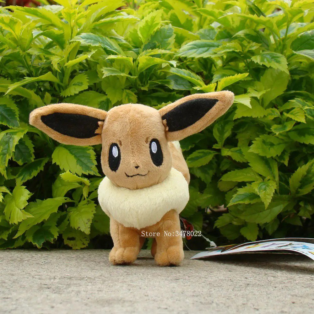 Eevee Stuffed Toy - Pokemon Eeveelution Shiny Eevee Sylveon Vaporeon Espeon U...