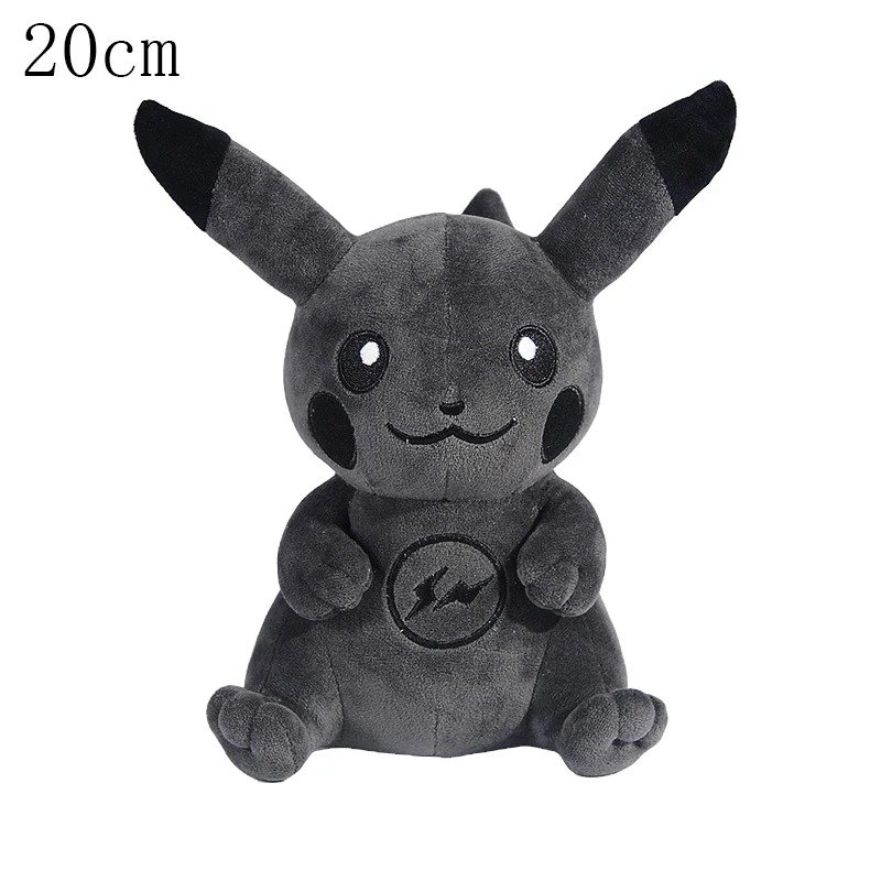 Pikachu Black 20cm Stuffed Toy - Pokemon Pikachu Gengar Doll Pichu Charmander...