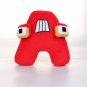 A Stuffed Toy - Alphabet Lore Plush Letter Legend Plush Toy Baby Enlightenmen...