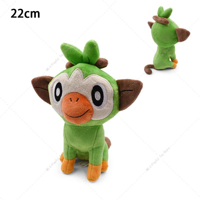 Grookey Stuffed Toy - Pokemon Plush Mewtwo Pidgeotto Rowlet Sprigatito Zapdos...