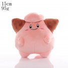 Cleffa 15cm Stuffed Toy - Cute Pikachu Plush Toy Pokemon Charmander Squirtle ...