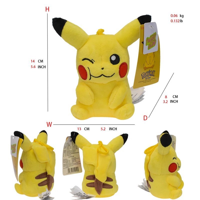 Pikachu 3 Stuffed Toy - 41 Styles Pokemon Stuffed Plush Toys Pikachu Psyduck ...