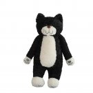 black Stuffed Toy - 50CM Tea Rice Cat Plush Toy Black And White Splicing Plus...