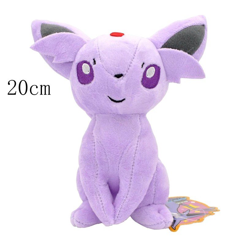 Sit Espeon 20cm Stuffed Toy - Pokemon Eevee Evolution Peluche Plush Toy Flare...