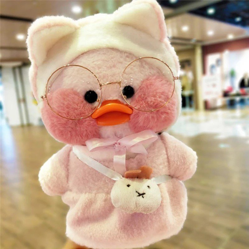 117 pink Stuffed Animal - 30cm Cute Lalafanfan Yellow Ducks Stuffed Soft Toy ...