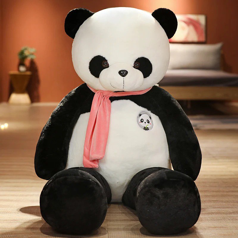 Pink Stuffed Toy - Cute Super Stuffed Animal Soft Panda Plush Toy 80/100/120C...