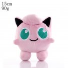 Jigglypuff 15cm Stuffed Toy - Cute Pikachu Plush Toy Pokemon Charmander Squir...