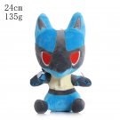 Lucario 24cm Stuffed Toy - Pikachu Peluche Toys Pokemon Plush Mewtwo Squirtle...