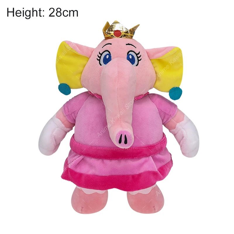 07 Elephant Peach Stuffed Toy - Hot Game Mario Plush Doll Cute Mario Luigi Pr...