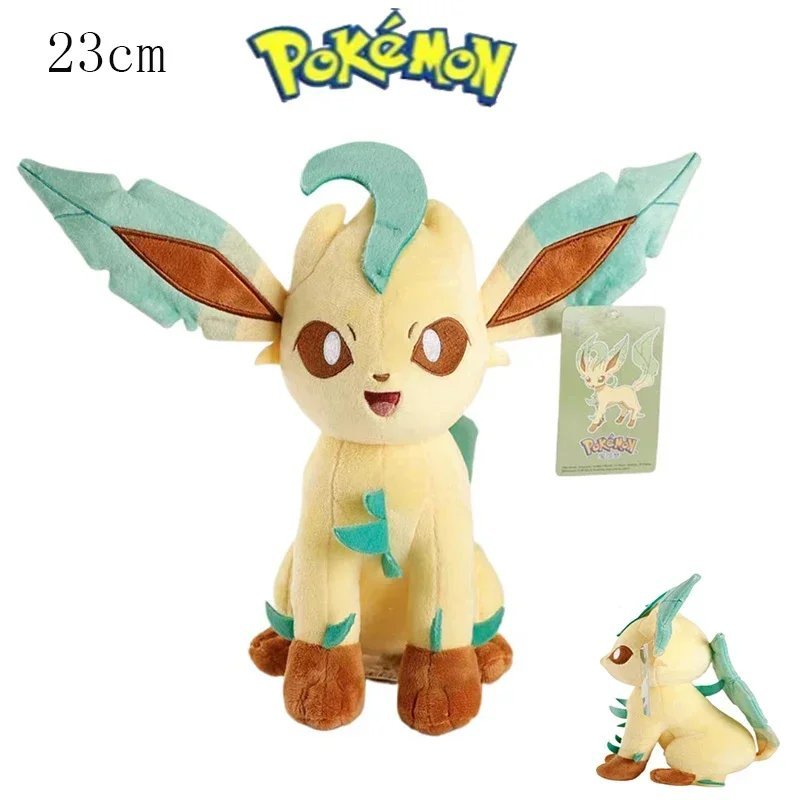 big Leafeon Stuffed Toy - Large Leafeon Plush Pokemon Eevee Sylveon Umbreon L...