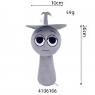Light Gray Stuffed Toy - New Sprunki Plush Sprunki Incredibox Plush Toys Horr...