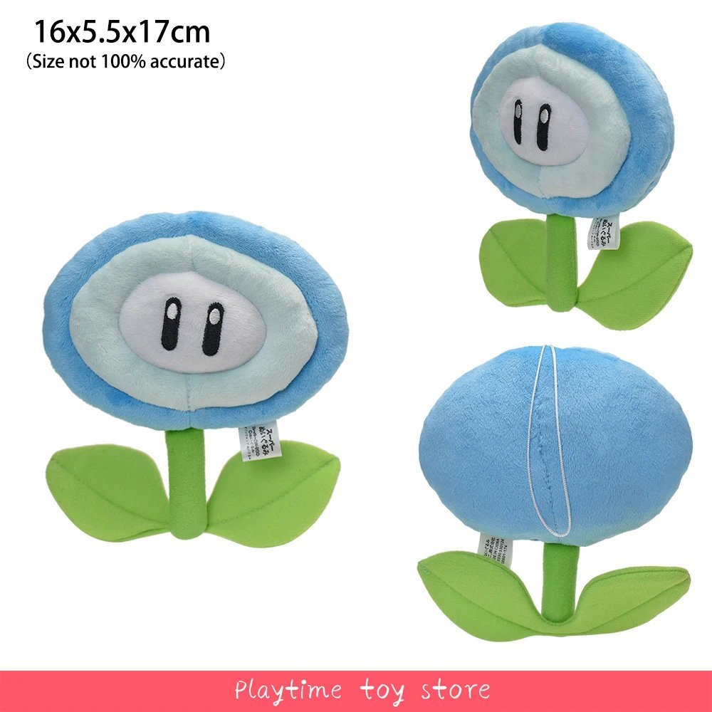 Ice Flower A Stuffed Toy - Mario Yoshi Goomba Toad Plush Toys Princess Peach ...