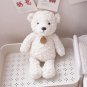 white bear Stuffed Toy - 35CM Bunny Plush Toy Curly Tag Small Bear Puppy Kawa...