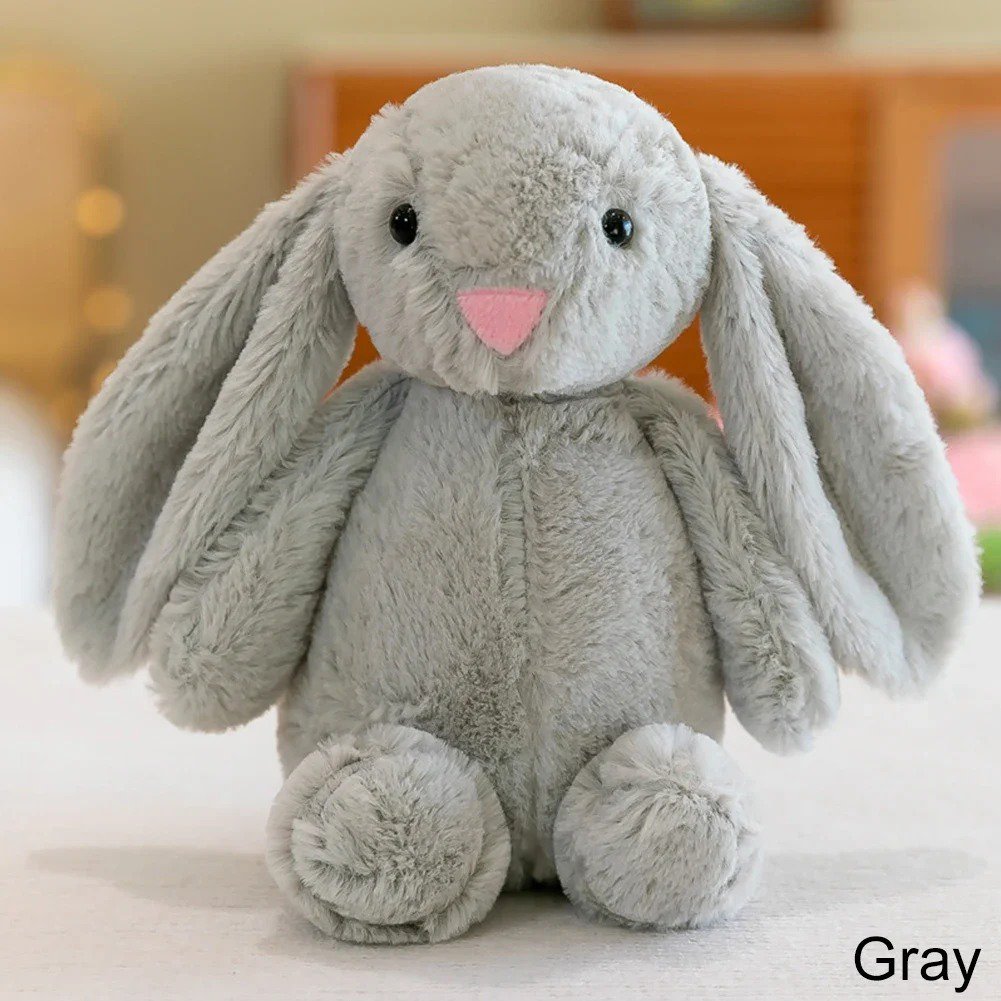 Gray Stuffed Toy - Birthday Christmas Gifts 25/35/45cm Cute Rabbit Plush Toy ...